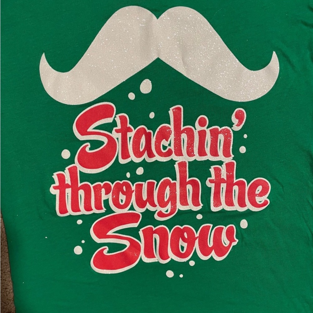 Stachin’ Through the Snow Christmas Tee